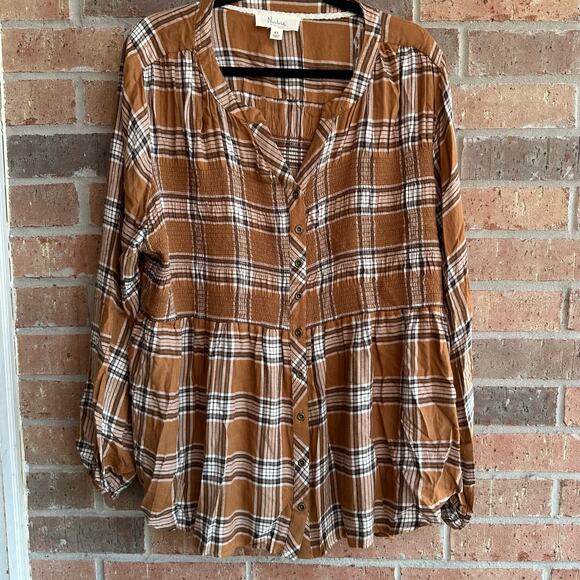 Nurture by westbound Woman Button down Blouse Size 2X - Picture 1 of 4